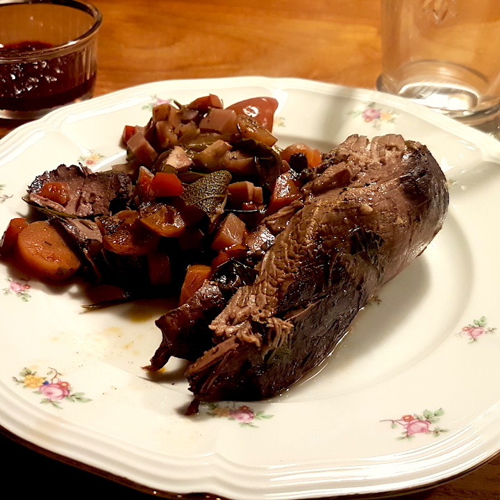 Rezept für mediterrane Wildschweinkeule